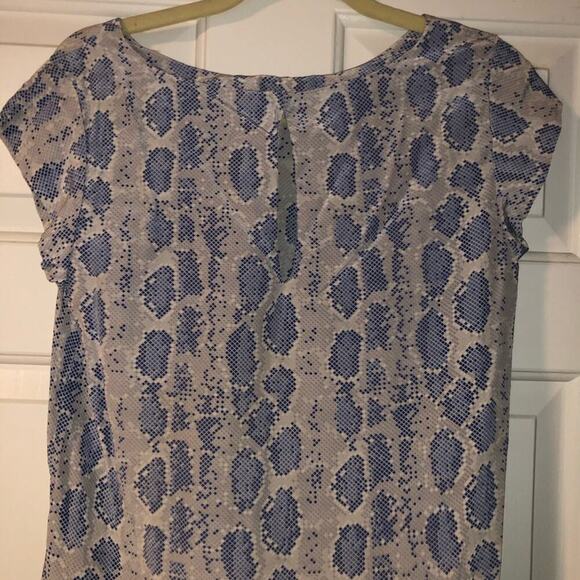 JOIE blue snakeskin 🐍 short dress - Picture 3 of 4